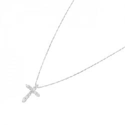 K18WG Dây chuyền kim cương chéo 0.50CT - Hàng hiệu chính hãng 862597