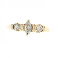 Nhẫn kim cương K18YG 0.30CT 672031