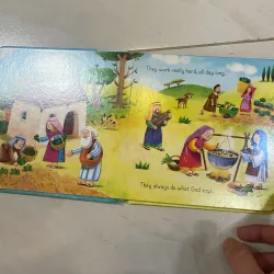 NGOẠI VĂN tiếng anh trẻ em : Usborne Little Board Books NOAH’s Ark  1027819