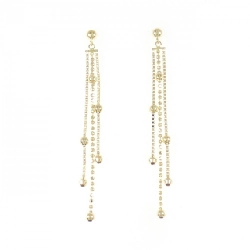 K18YG Bông tai - Hàng hiệu Authentic