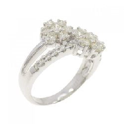 Nhẫn kim cương K18WG hoa 1.04CT