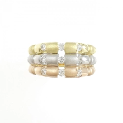 Nhẫn kim cương K18YG/PT900/K18PG 0.20CT 669601