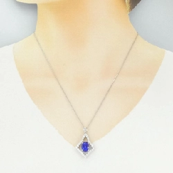 Dây chuyền Tanzanite PT900/PT850 3.48CT - Hàng hiệu Authentic 858826