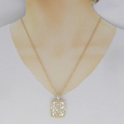 K18YG Dây chuyền kim cương 5.00CT - Hàng hiệu Chính hãng 851260