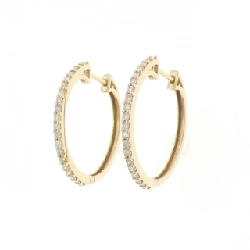 K18YG Bông tai Kim cương 0.50CT - Hàng hiệu Chính hãng 869334