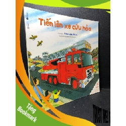 (TẶNG BOOKMARK) Ehon - Tiến lên xe cứu hỏa 2020 Naokata Mase mới 90% RBKQ7-0612