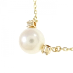 K18YG Ngọc trai Akoya Dây chuyền 8mm - Hàng hiệu Chính hãng 857244