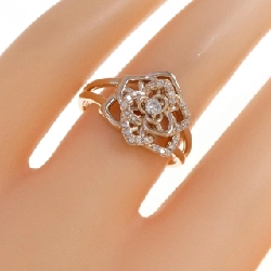 Nhẫn kim cương hoa K18PG 0.15CT 669167