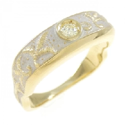 Nhẫn kim cương K18YG/K18WG 0.088CT