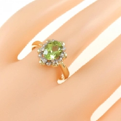 K18YG/PT Nhẫn Peridot - Hàng hiệu Chính hãng 859387