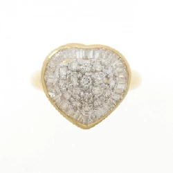 Nhẫn kim cương hình trái tim K18YG/K18WG 1.08CT - Hàng hiệu Chính hãng 851963