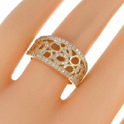 Nhẫn kim cương K18YG 0.44CT 671824