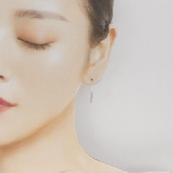 K18WG Bông tai kim cương 0.12CT - Hàng hiệu Chính hãng 867300