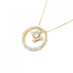 K18YG 2WAY Dây chuyền kim cương 0.142CT - Hàng hiệu Chính hãng 857896