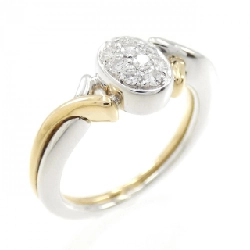 Nhẫn kim cương 18KYG/18KWG - Hàng hiệu Authentic