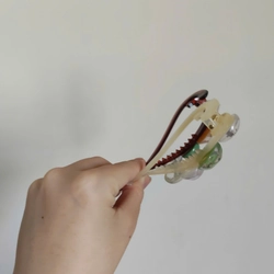 Kẹp móc nhựa gắn đá 457792