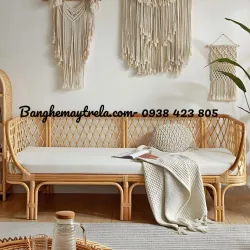 Băng ghế mây caro hiện đại 740805