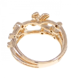 Nhẫn kim cương hoa K18PG 0.42CT - Hàng hiệu Authentic 857064