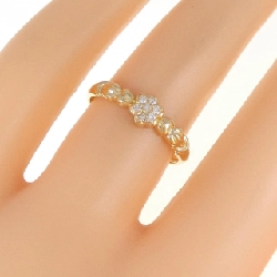 Nhẫn kim cương hoa K18YG 0.05CT 673056