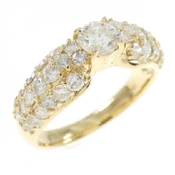 Nhẫn kim cương K18YG 0.33CT