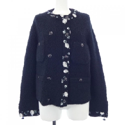 【Mã giảm giá】Áo khoác không cổ CHANEL