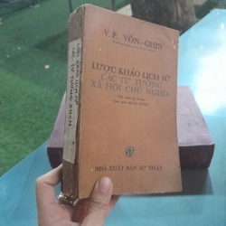 LƯỢC KHẢO LỊCH SỬ CÁC TƯ TƯỞNG XÃ HỘI CHỦ NGHĨA - V.P VÔN-GHIN