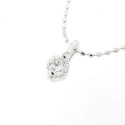 K18WG Solitaire Dây chuyền kim cương 0.18CT - Hàng hiệu Chính hãng 858278