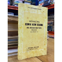 Giáo khoa Kinh Kim Càng - Hoà thượng Thích Đỗng Quán