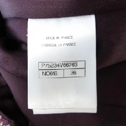 Áo khoác không cổ CHANEL 635201