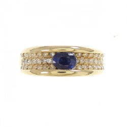 Nhẫn Sapphire K18YG 0.53CT - Hàng hiệu Chính hãng 853422