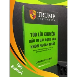(TẶNG BOOKMARK) 100 Lời khuyên đầu tư bất động sản khôn ngoan nhất mới 90% bẩn nhẹ 2020 RBK2105 Donald Trump SÁCH KỸ NĂNG