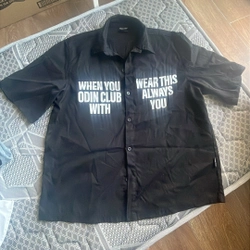 Áo sơ mi cộc tay Type Odin Club, Áo sơmi nam ngắn tay form rộng, Local Brand ODIN CLUB 451519
