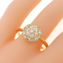 Nhẫn kim cương K18YG 1.01CT 667015