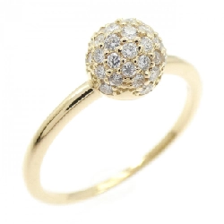 Nhẫn kim cương Pavé K18YG 0.30CT - Hàng hiệu Chính hãng