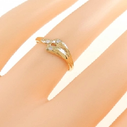 Nhẫn kim cương K18YG 671458