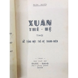 Xuân thế hệ thơ để tặng một thế hệ thanh niên - Xuân Huyền 133001