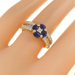Nhẫn Sapphire Hoa K18YG 1.00CT 669525