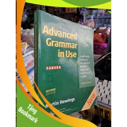 (TẶNG BOOKMARK) Advanced grammar in use with answers - Hewings - có viết mực vài trang đầu mới 80% ố - HỌC NGOẠI NGỮ - RBK0111