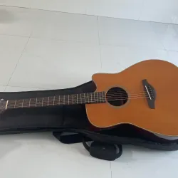 Đàn Guitar Acoustic Màu Nâu Dây Sắt Trống Dáng Dài 791418