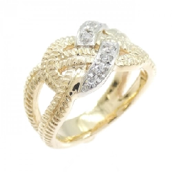 Nhẫn kim cương K14YG/K14WG - Hàng hiệu Authentic