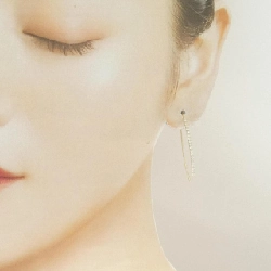 K18YG Bông tai kim cương 0.25CT một bên - Hàng hiệu Chính hãng 867562