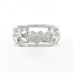 Nhẫn kim cương hình trái tim K18WG 0.04CT - Hàng hiệu Chính hãng 853817