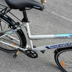 Xe Đạp Thông Nhat MẠNH MẼ Khung Kim Loại Phối Đen Trắng 677368