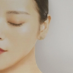 K18YG Bông tai kim cương 0.46CT - Hàng hiệu Authentic 867167