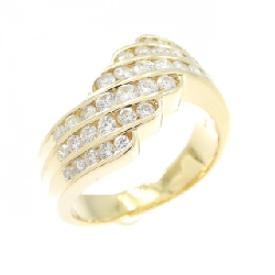 Nhẫn kim cương K18YG 0.75CT - Hàng hiệu Authentic