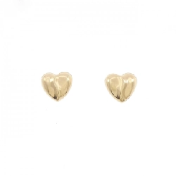 K18YG Bông tai hình trái tim - Hàng hiệu Chính hãng