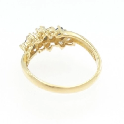 Nhẫn Sapphire K18YG Hoa 665429