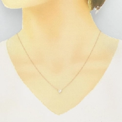 K18PG Dây chuyền kim cương 0.300CT J SI1 hình trái tim - Hàng hiệu Chính hãng 880475