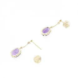 K18YG Amethyst Bông tai - Hàng hiệu Chính hãng 869705