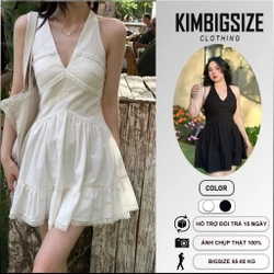 Đầm cổ yếm nhẹ nhàng 464268